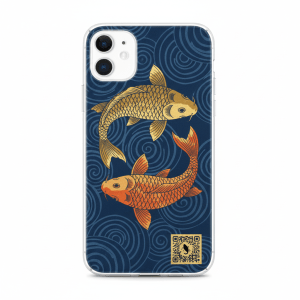 Golden Koi Clear Case