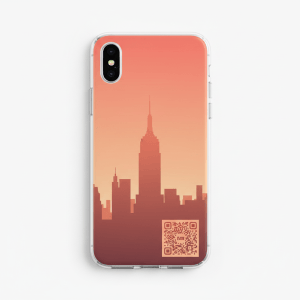NYC Sunset Clear Case